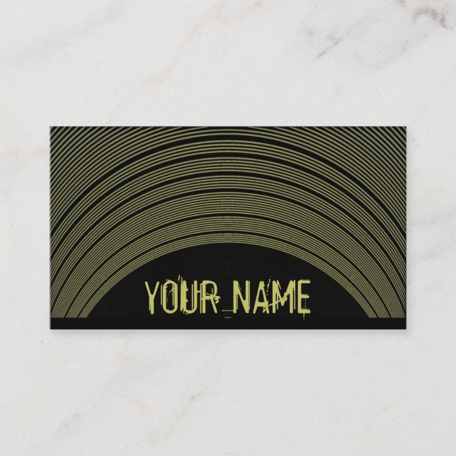Tarjetas de personalizable Sound Waves (Anverso)
