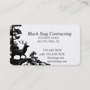 Tarjetas de Personalizado Black Stag Handyman