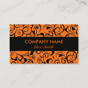 tarjetas de personalizado de patrón de damasco neg