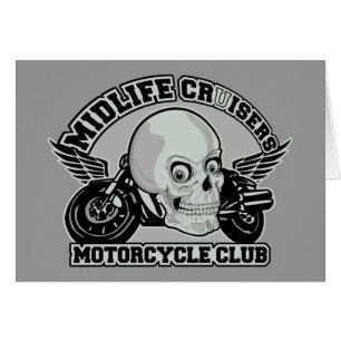 Tarjetas de personalizado MC de Midlife Cruisers