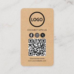 Tarjetas de personalizado Medios sociales QR Códig