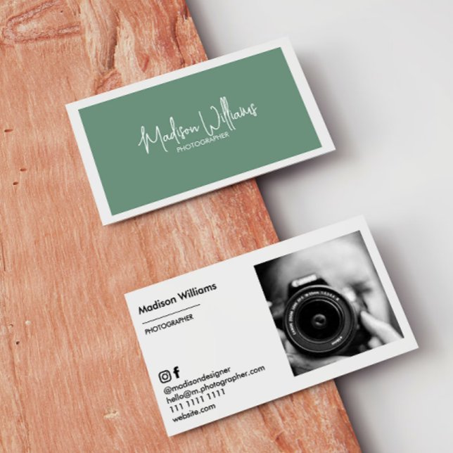 Tarjetas de personalizado para empresas fotográfic (Subido por el creador)