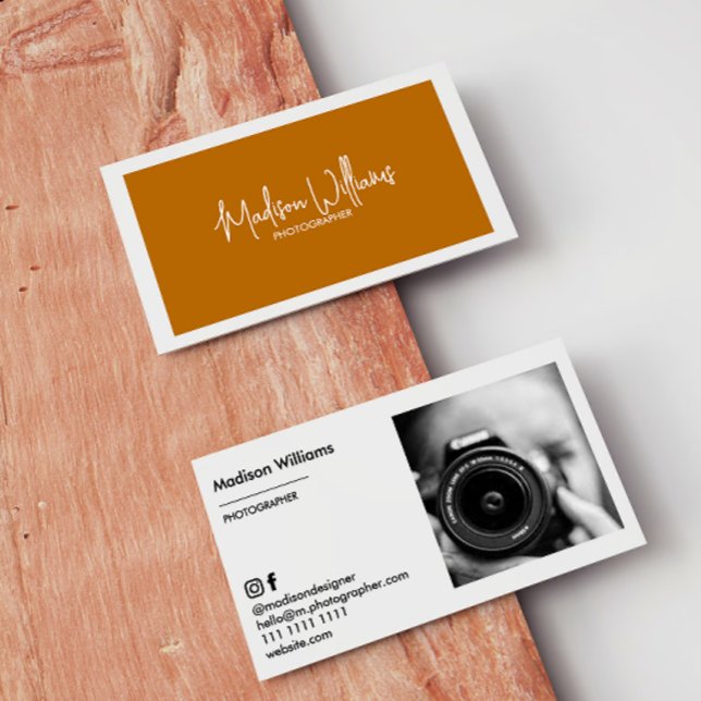Tarjetas de personalizado para empresas fotográfic (Subido por el creador)