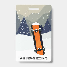 Tarjetas de Personalizado para Snowboarding