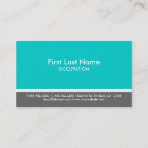 tarjetas de personalizado sencillas de banda gris 