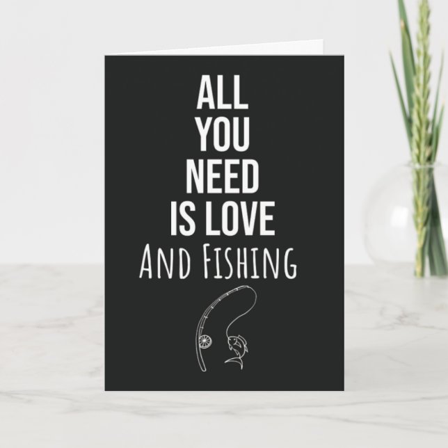 Tarjetas de Pesca Lindas Pescador Pequeño Pescador (Anverso)