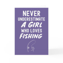 Tarjetas de Pesca Rosadas Adorables para Bebés y N
