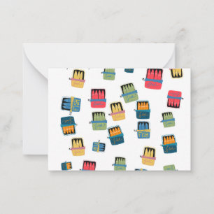 Tarjetas de pescado con manchas