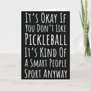 Tarjetas de Pickleball para Fanáticos Jugadores Am