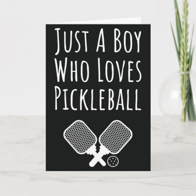 Tarjetas de Pickleball para niños con citas temáti (Anverso)