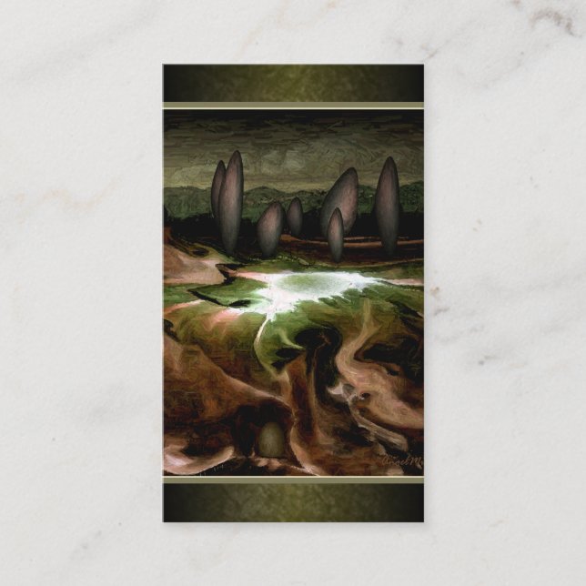 Tarjetas de piedra derechas del perfil del círculo (Anverso)
