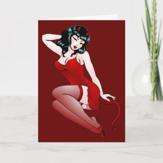 Tarjetas de Pinup Personalizado Tarjetas de Chica 