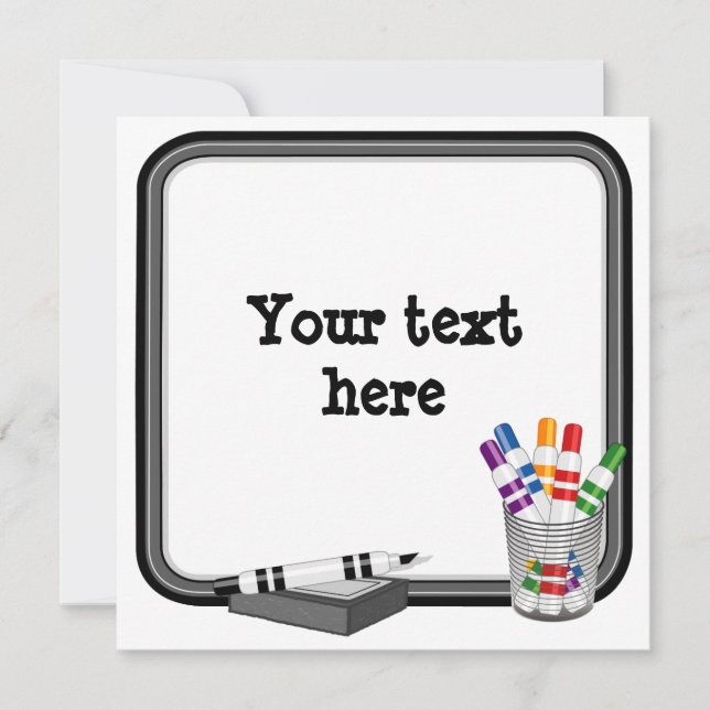 Tarjetas de pizarra electrónica, Personalizar tu t (Anverso)