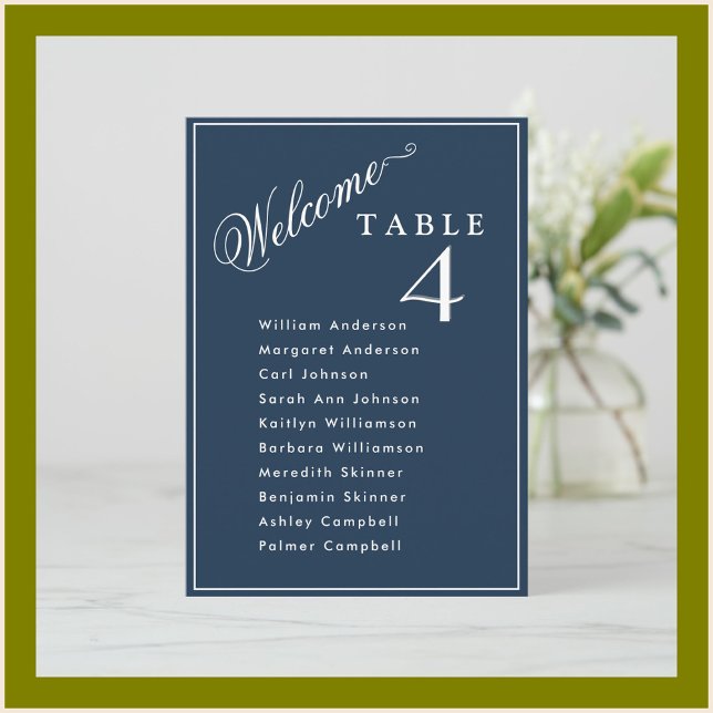 Tarjetas de plan de asiento para Bodas azules de l (Subido por el creador)