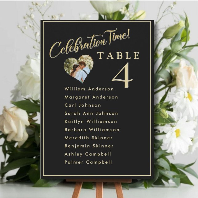 Tarjetas de plan de asientos fotográficos Boda de  (Subido por el creador)