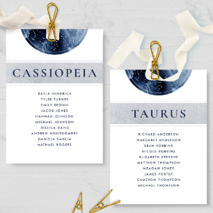 Tarjetas de Plan de Asientos Gris Azul Celeste con