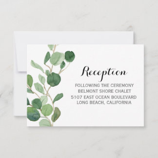 Tarjetas de plantilla para recepción de boda con v