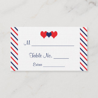 Tarjetas de plaza Boda Americana Hearts