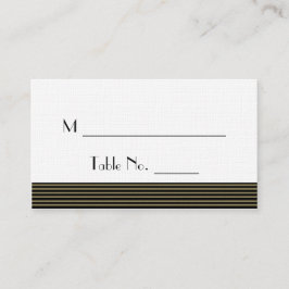 Tarjetas de plaza Boda Art Deco Posh