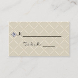 Tarjetas de plaza Boda Bling Posh con techo de mar