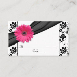 Tarjetas de plaza Boda de color blanco rosado