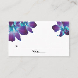 Tarjetas de plaza Boda de Dendrobium Orquídea Azul