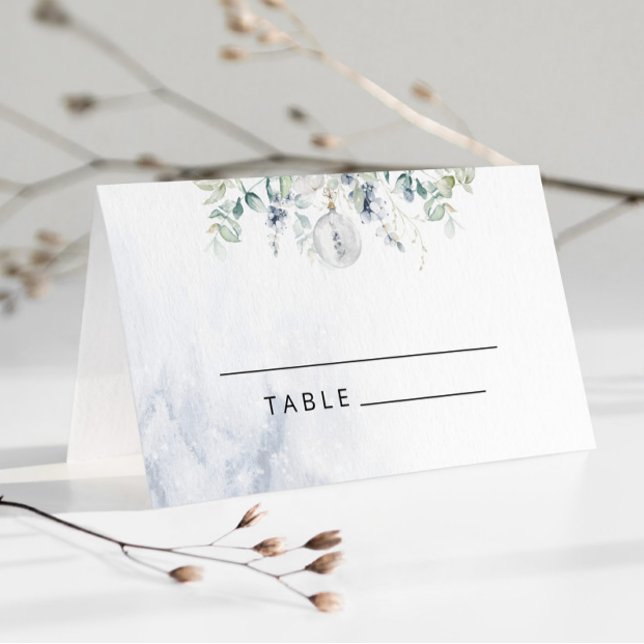 Tarjetas de plaza boda de eucalipto de invierno az (Subido por el creador)