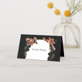 Tarjetas de plaza Boda de Personalizable oscuro y