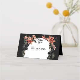 Tarjetas de plaza Boda de Personalizable oscuro y