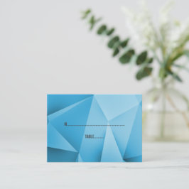 Tarjetas de plaza Boda de Sapphire Jewel Tones