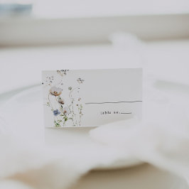 Tarjetas de plaza Boda floral acuarela