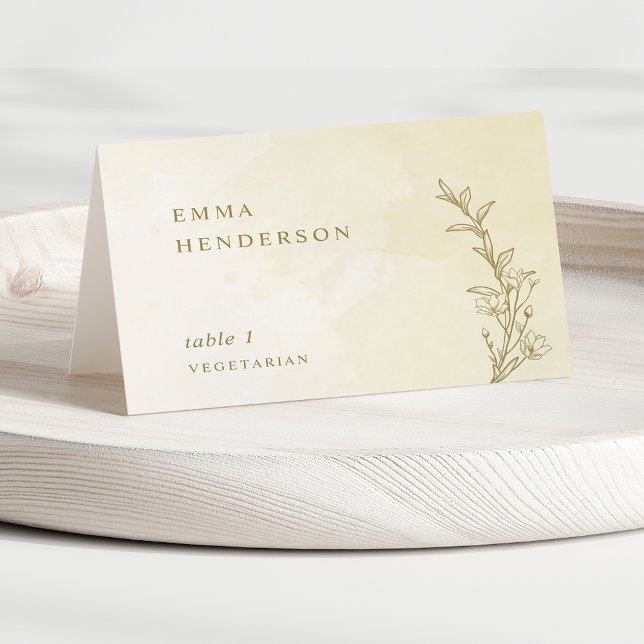 Tarjetas de plaza Boda personalizadas con crema de (Subido por el creador)