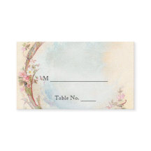 Tarjetas de plaza Boda Robin y Rosa Rosa Vintage