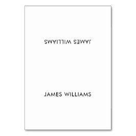 Tarjetas de plaza Boda simple blanco