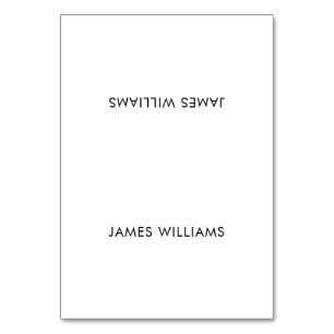 Tarjetas de plaza Boda simple blanco