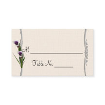 Tarjetas de plaza Boda Western Calla Lily Posh