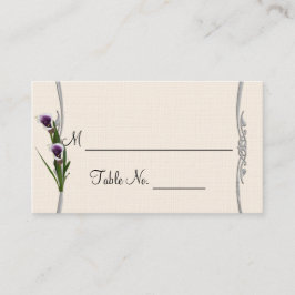 Tarjetas de plaza Boda Western Calla Lily Posh
