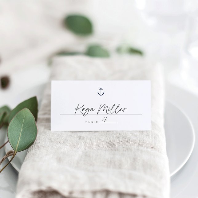 Tarjetas de plaza de Boda de Ancla de la Marina Ná (Subido por el creador)