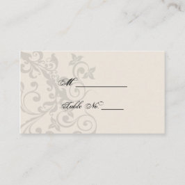 Tarjetas de plaza de Boda de carbón vegetal e Ivor