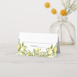 Tarjetas de plaza de Boda mediterráneo amarillo li