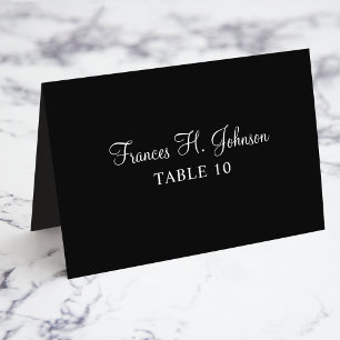 Tarjetas de plaza de caligrafía elegantes en blanc