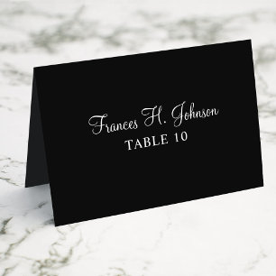 Tarjetas de plaza de caligrafía elegantes en blanc