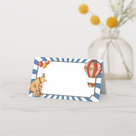 tarjetas de plaza de carnaval de animales de circo