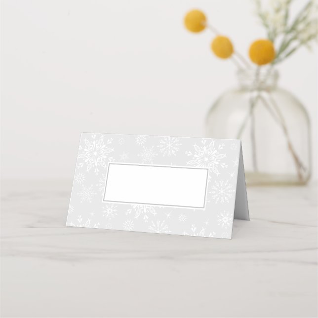 Tarjetas de plaza de nombre de vacaciones (Anverso)