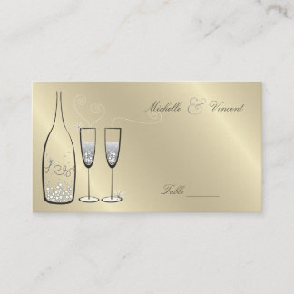 Tarjetas de plaza del aniversario del Boda de cham