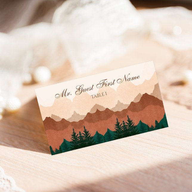 Tarjetas de plaza del Boda Forestal de las Montaña (Subido por el creador)