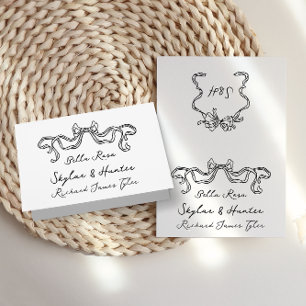 Tarjetas de plaza Dolce Vita plegadas Retro DIY