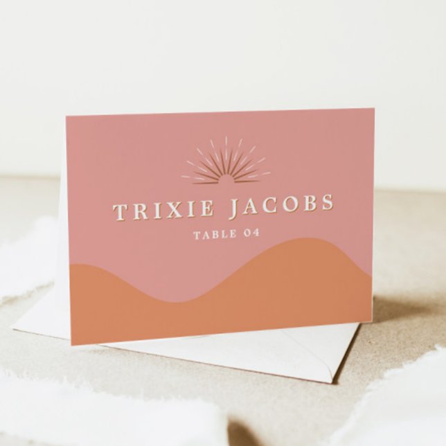 Tarjetas de plaza Groovy Naranja Rosa de TRIXIE Re (Subido por el creador)