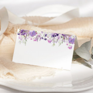 Tarjetas de plaza Lilac lavender boda