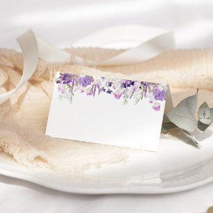 Tarjetas de plaza Lilac lavender boda